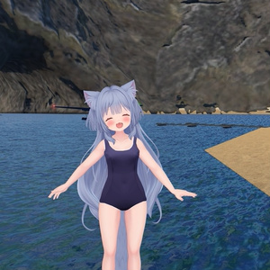 3Dモデル スクール水着（白ふち）Tireur/Zero/九尾の傍観者/Nemesis/旅枕ヨカ【VRChat想定】 缩略图 2