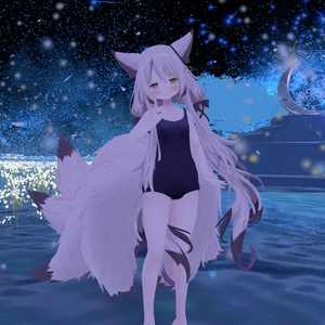 3Dモデル スクール水着（白ふち）Tireur/Zero/九尾の傍観者/Nemesis/旅枕ヨカ【VRChat想定】 缩略图 6