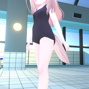3Dモデル スクール水着（白ふち）Tireur/Zero/九尾の傍観者/Nemesis/旅枕ヨカ【VRChat想定】 缩略图 8