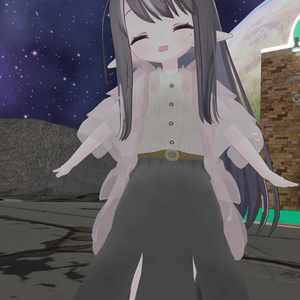 3Dモデル くるくる袖カーディガン【VRChat想定】ホオズキ/Tireru/レム/リィ/九尾の傍観者対応 缩略图 5