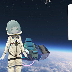 【無料+α】3Dモデル 宇宙服 -spacesuit-【Modular Avatar対応】Vket2023Summer