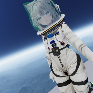 【無料+α】3Dモデル 宇宙服 -spacesuit-【Modular Avatar対応】Vket2023Summer 缩略图 10