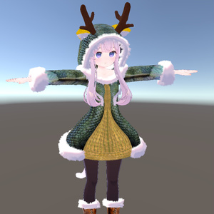 【無料+α】3Dモデル トナカイサンタ服＋おまけのドラゴンVer【VRChat想定】 缩略图 7