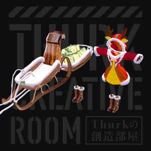 【無料+α】3Dモデル トナカイサンタ服＋おまけのドラゴンVer【VRChat想定】 缩略图 2