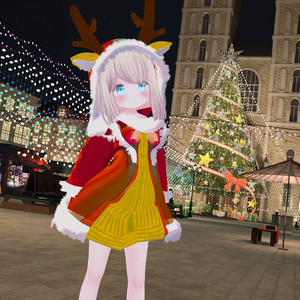 【無料+α】3Dモデル トナカイサンタ服＋おまけのドラゴンVer【VRChat想定】 缩略图 5