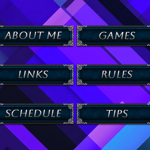 Twitch Panel Headers - Fancy