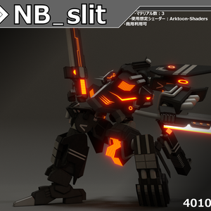 【VRChat用アバターモデル】NB_slit