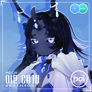 Orchid Beetle Robot, 3D avatar for VRChat