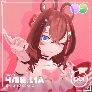 Amelia Mouse Robot, 3D Avatar for VRChat