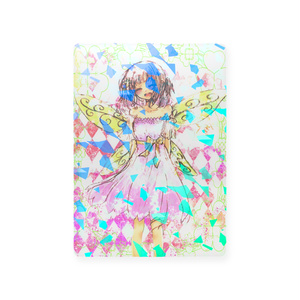 C107】すぺしゃりて☆本阿弥あずさちゃん 箔押しラバーマット - happy