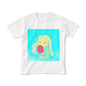 アヤメちゃん書き下ろしアマビエさんTシャツ