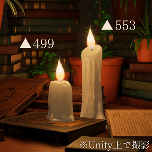Witch's Candles - 2 Types x 4 Color Set