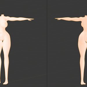 Humanoid body Amazonian type 1.1