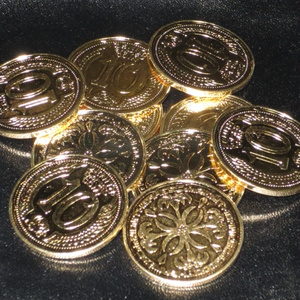 銭亀コイン１０金貨（10枚セット）
