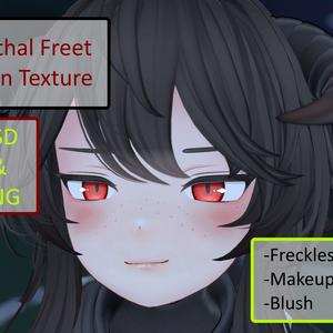【リーサルフリート】Freckles & Makeup Texture for Lethal Freet