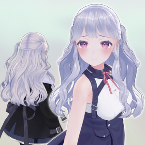 [VRC 髪型] Half twintails(6アバター対応) 缩略图 3
