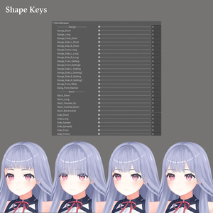 [VRC 髪型] Pure Full Bangs (8アバター対応) 缩略图 8