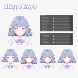 [VRC 髪型] Puffy(8アバター対応) 缩略图 12