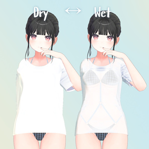 [VRC 衣装]Wet Shirt&Bikini(6アバター対応) 缩略图 2