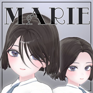 [VRC 髪型] Marie(6アバター対応)