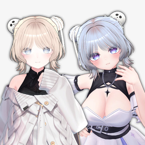 [VRC 髪型] Spooky Buns(8アバター対応) 缩略图 2