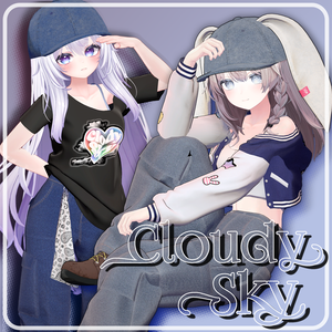 [VRC 衣装] Cloudy Sky(9アバター対応)