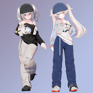 [VRC 衣装] Cloudy Sky(9アバター対応) 缩略图 2