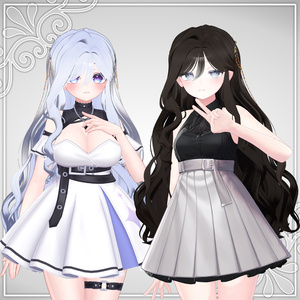 [VRC 髪型]Lyra Hair(16アバター対応) 缩略图 4