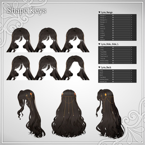 [VRC 髪型]Lyra Hair(16アバター対応) 缩略图 10
