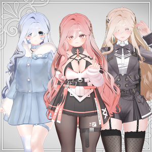 [VRC 髪型]Lyra Hair(16アバター対応) 缩略图 2