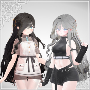 [VRC 髪型]Lyra Hair(16アバター対応) 缩略图 6