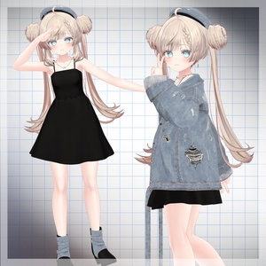 [VRC 衣装]Denim Chic-デニムシック-(11アバター対応) 缩略图 11