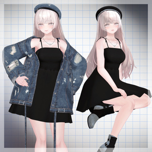 [VRC 衣装]Denim Chic-デニムシック-(11アバター対応) 缩略图 3