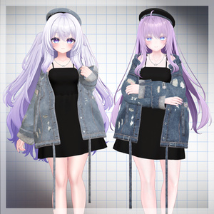 [VRC 衣装]Denim Chic-デニムシック-(11アバター対応) 缩略图 6