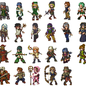 キャラクタードット絵詰め合わせ