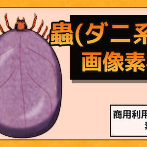 蟲(ダニ系) 画像素材～商用OK著作権フリー