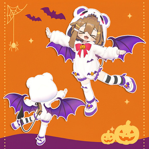【まめひななた専用】ハロウィンくまパーカー 缩略图 5