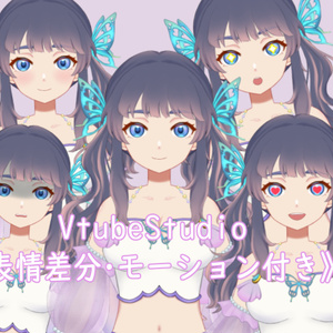 2Dモデル　VTS対応【モーション・表情差分付き】