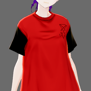 Helltaker Logo T-Shirt for Vroid, MMD,and VRChat