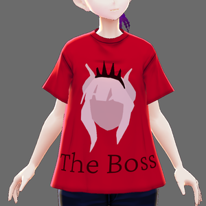 Helltaker Boss T-Shirt for MMD, Vroid, and VRChat