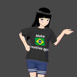 [free]Vroid tee kit (Make Brazil Creative Again)