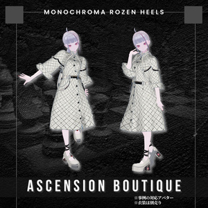 【複数アバター対応】モノクローマローゼンヒール・Monochroma Rozen Heel 缩略图 8