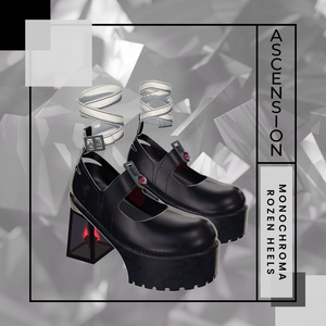 【複数アバター対応】モノクローマローゼンヒール・Monochroma Rozen Heel 缩略图 4
