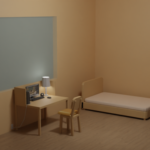 PCと部屋モドキ