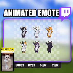 【Twitch Emote】 - Cat Dance to a Chinese Song Meme Emote