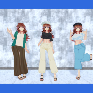 [VRChat向け]サマーカジュアルセット 缩略图 6