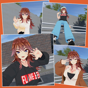 [VRChat向け]ストリートパーカーセット 缩略图 4
