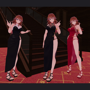 [VRChat向け]パーティドレスセット 缩略图 4
