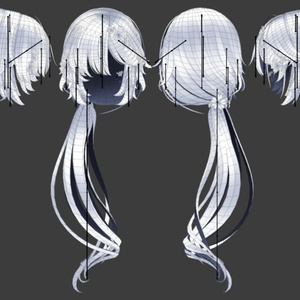 はかなげローポニー【3Dヘアモデル】 缩略图 12