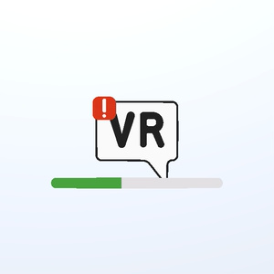 VRChatクラッシュ時のロゴのアクセサリー